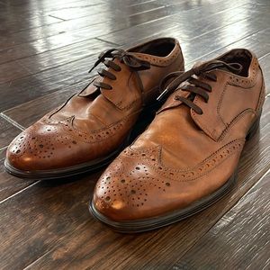 GORDON RUSH Leather Wingtip Men’s Shoes Size 8.5